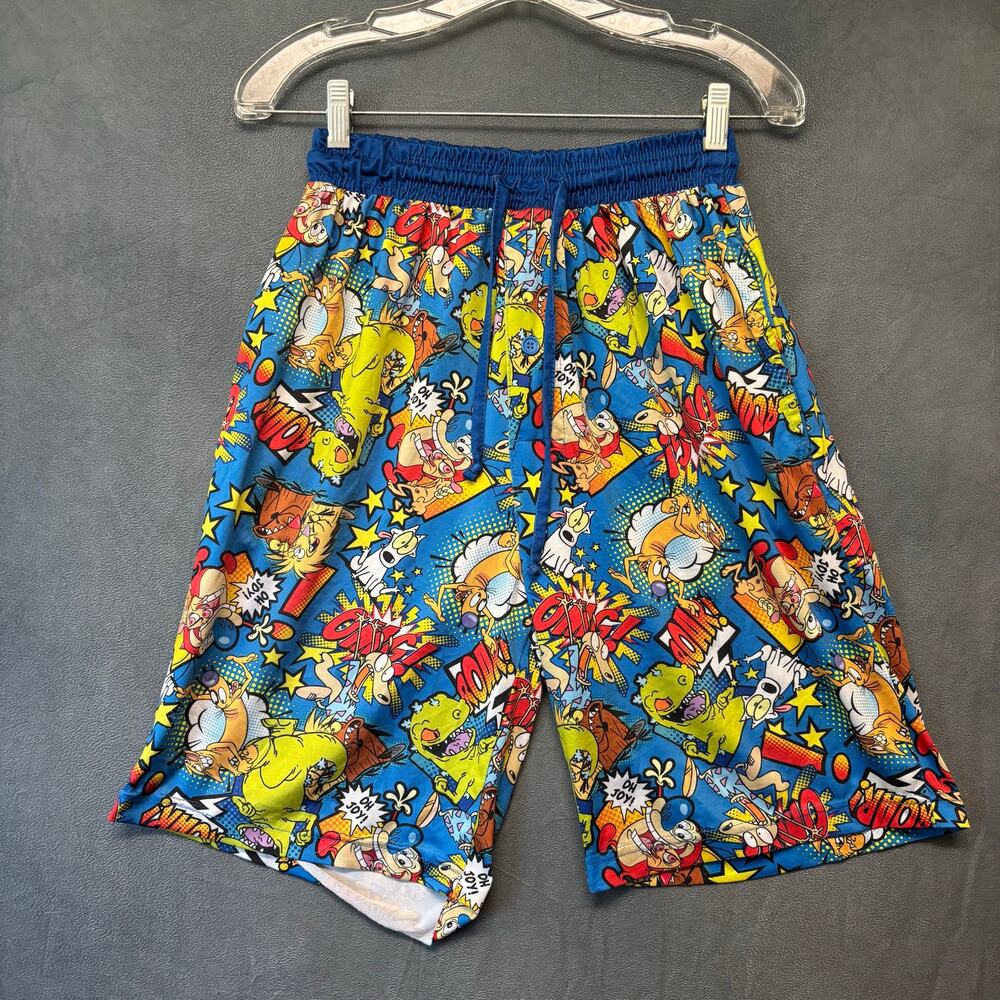 Nickelodeon Cartoon Network Lounge Shorts Rugrats Ren Stimpy CatDog Reptar Retro